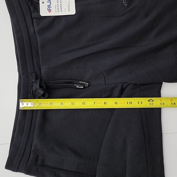 NWT PAJAR Men's Black Slim Fit Jogger Casual Lightweight Cotton Blend Size M - Picture 13 of 14